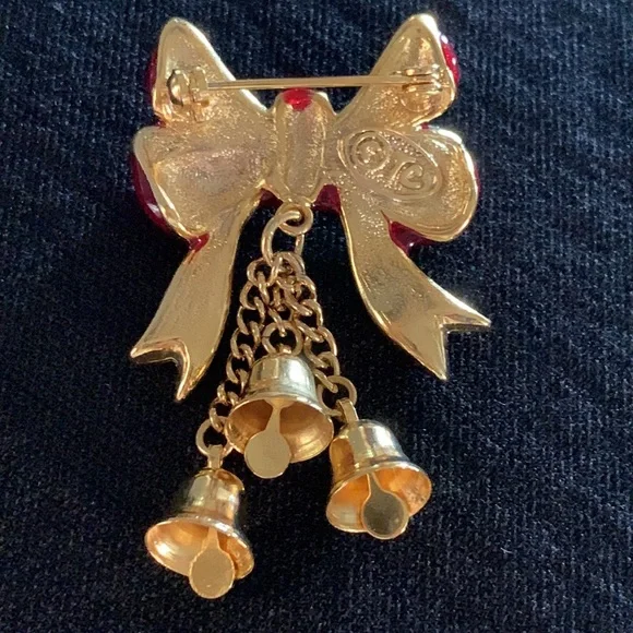 Vintage Christmas Holiday brooch - Picture 3 of 5